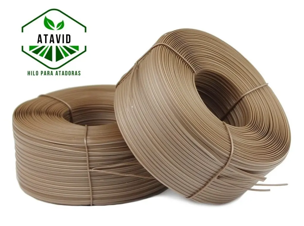 Atavid wire reel with its three securing ties